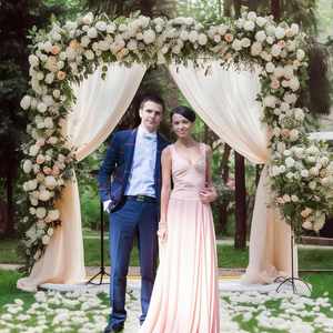 Support de fond carré en métal doré réglable, kit de cadre pour ballons de mariage, base pour décorations de fête - Product Image 6