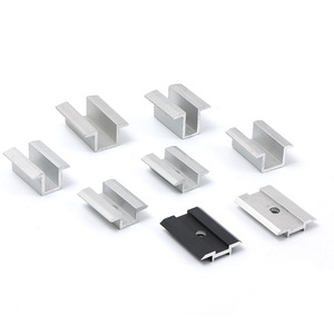 Supports <span class=keywords><strong>de</strong></span> <span class=keywords><strong>fixation</strong></span> pour panneaux solaires <span class=keywords><strong>de</strong></span> toit, pinces <span class=keywords><strong>de</strong></span> <span class=keywords><strong>rail</strong></span> en aluminium, supports en acier pour système <span class=keywords><strong>de</strong></span> montage et pince <span class=keywords><strong>de</strong></span> <span class=keywords><strong>fixation</strong></span> centrale réglable - Product Image 2