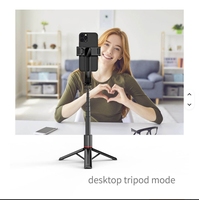 L12 Draagbare Selfie Stick Statief Multifunctionele Opvouwbare Telescopische Draadloze Video-Opnamen Voor Mobiele Telefoon Selfiestick