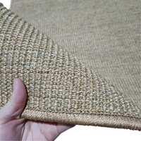 Tapis en sisal naturel écologique, couleur unie, durable, sur mesure pour la maison, le salon, le bureau, le centre commercial, tapis à gratter pour chat