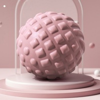 Ballon de massage fascia en EVA pour relaxation musculaire, acupression plantaire, points de déclenchement cervicaux, massage tactile unisexe type hérisson