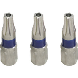 Embouts TORX Percés T8 À Code Couleur Set De 3 Pièces Pour Réparation DIY Poignée En Acier Et Plastique Pochette De Rangement - Product Image 1