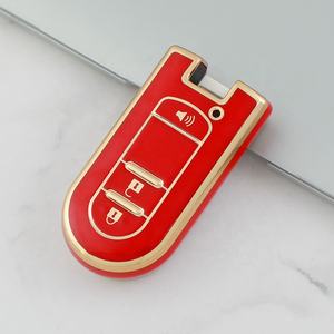 Housse de clé de voiture en TPU <span class=keywords><strong>Jade</strong></span> à la mode avec porte-clés pour Daihatsu Tanto LA610S Perodua Toyota Rush accessoires de voiture protecteur de clé - Product Image 3