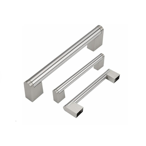 Mới hiện đại vuông thép không gỉ Vòng tủ xử lý cho nhà bếp chải Nickel ngăn kéo kéo - Product Image 2