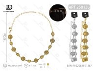 Catena da Vita Vintage per Donna, Placcata in Oro Antico, in Lega di Zinco, Design Geometrico, Gioiello per Uso Quotidiano - Product Image 1