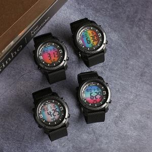 Montre numérique électronique Scmi avec cadran <span class=keywords><strong>LED</strong></span> de 47 mm, lumineuse et colorée, produit populaire pour le commerce extérieur sur <span class=keywords><strong>Amazon</strong></span> pour hommes et femmes - Product Image 5