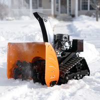 Souffleuse à neige RC avec châssis à chenilles et capacité de franchissement de pente à 45 degrés pour les entreprises de construction