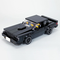 Creative MOC Building Set Wild Mustang Off-Road Vehicle Model Car Building Set con serie de partículas pequeñas