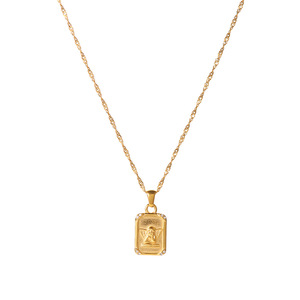 Collier pendentif ailes plaqué or avec zircon cubique serti clos, chaîne torsadée, bijoux classiques pour femme au quotidien - Product Image 6