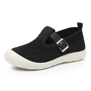 Nuovo stile moda scarpe piatte Mary Jane <span class=keywords><strong>donna</strong></span> tacchi con fibbia Slip-on ragazze da passeggio peso leggero maglia punta di sicurezza <span class=keywords><strong>41</strong></span> - Product Image 4