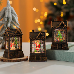 Nueva Lámpara de Aceite Luminosa con Agua, Decoración Navideña, Regalo de Navidad, Luz Nocturna, Adorno de Lámpara de Aceite, Casita - Product Image 3