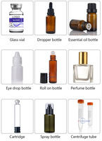 Machine de remplissage et de bouchage automatique pour flacons en verre de 1 ml, 5 ml, 10 ml, liquides et poudres