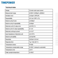 TP3100 PH/ORP Analyzer Adopts Potentiometric Analysis Method Fast Response Accurate Measurement Easy Operation Water Quality