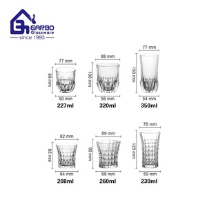 Taza de <span class=keywords><strong>Cava</strong></span> de cristal de 2OZ, taza de té de cristal grabada, diseño de borde dorado grabado elegante de alta calidad, cristalería, chapado de iones de té de estilo árabe - Product Image 2