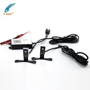 B-deals Lentille universelle pour tous les projecteurs, contrôle par application, LED Devil/Demon Eyes RGBW, nouveau phare de voiture automatique, rénovation - Product Image 5