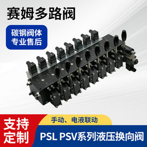 Vanne de commande directionnelle série PSL PSV, petite vanne à noyau, inverseur de flux électro-hydraulique manuel, vannes hydrauliques - Product Image 5