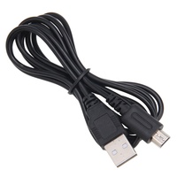 Câble d'alimentation de charge USB noir de 1,2 m pour console Nintendo DS Lite NDSL