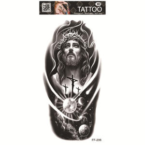 <span class=keywords><strong>Tatuajes</strong></span> Temporales Grandes <span class=keywords><strong>de</strong></span> Medio Brazo para Hombres y Mujeres, Diseños Tribales <span class=keywords><strong>de</strong></span> Lobo, Tigre, León, Búho y Calavera, Pegatinas <span class=keywords><strong>de</strong></span> <span class=keywords><strong>Tatuajes</strong></span> Falsos Temporales - Product Image 4