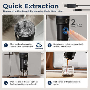 Cafetière de <span class=keywords><strong>voiture</strong></span> 12V <span class=keywords><strong>Machine</strong></span> <span class=keywords><strong>à</strong></span> expresso portable, 2-en-1 pour capsule et <span class=keywords><strong>café</strong></span> moulu, parfaite pour les voyages et le camping - Product Image 3