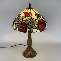 Lampe de table Sensmuel en verre teinté peint à la main, style antique européen, fabrication chinoise en gros