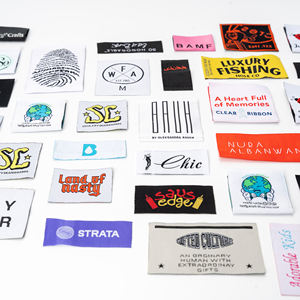 ملصقات ملابس مخصصة بسعر منخفض قماش منسوج عالي الجودة مخصص شعار مخصص ملصق منسوج فاخر - Product Image 4