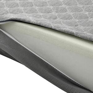 Colchón de cama de espuma viscoelástica enrollable, para uso doméstico, de lujo, color gris, tejido jacquard, tamaño king size - Product Image 4