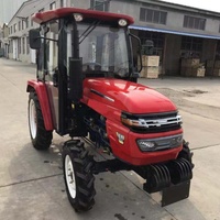 Mini tracteur chinois TT254 25 ch 4 roues motrices avec cabine fermée Simple et luxueux