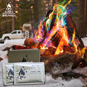 Blaze Magic Fire arcoíris fuego llamas mágicas polvo fuego CAMBIO <span class=keywords><strong>DE</strong></span> Color paquetes Campfire BBQ boda Hogar Accesorios <span class=keywords><strong>de</strong></span> fiesta <span class=keywords><strong>de</strong></span> madera - Product Image 1