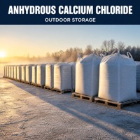 Chlorure de calcium anhydre en poudre, haute pureté, qualité industrielle, produit chimique