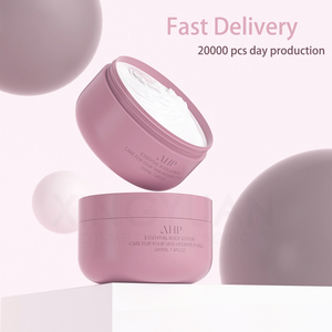 Barattolo di burro <span class=keywords><strong>per</strong></span> capelli in <span class=keywords><strong>plastica</strong></span> con fondo rotondo da 300ml da 200ml con tappo smerigliato <span class=keywords><strong>per</strong></span> scrub corpo e confezione cosmetica - Product Image 4