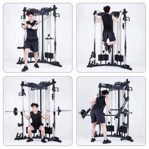 Máquina Smith Multifunción de Alta Calidad para Gimnasio, Rack de Sentadillas y Halterofilia, Equipo de Fitness de Acero Reforzado - Product Image 4