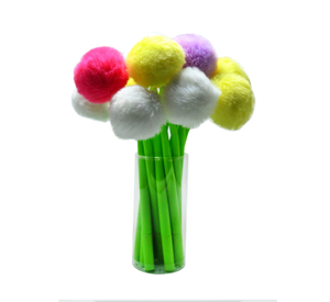Bolígrafo <span class=keywords><strong>de</strong></span> silicona con diseño <span class=keywords><strong>de</strong></span> flor y planta, portátil, estilo Ins, Mengqu, 0.5mm - Product Image 3