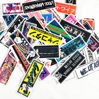 Autocollants JDM personnalisés, étiquette avec Graffiti, pour cadeau de course automobile, bouteille pour ordinateur portable, moto, 50 pièces, offre spéciale