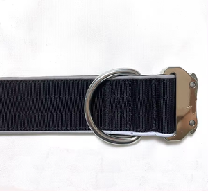 Heavy Duty Luxury Personalized <strong>Dog</strong> <strong>Collar</strong> with Iron Buckle Reflective Design &amp; Custom Logo - Product Image 4