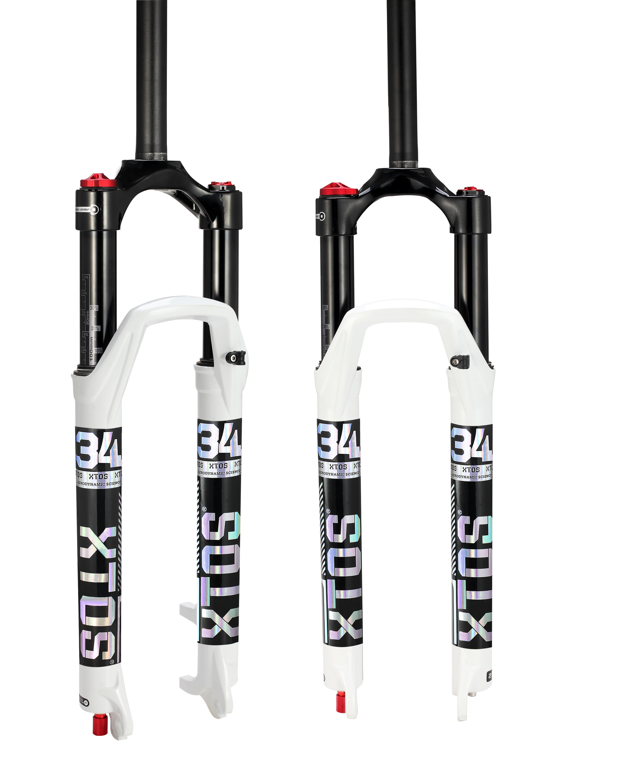 XTOS サスペンションバイクフォーク 27/29er トラベル120mm 軽量アルミ製