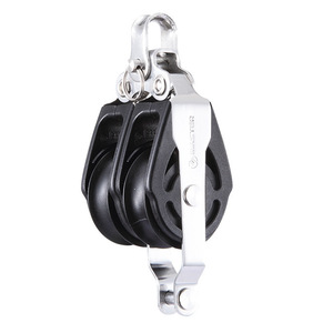 Poulie à roulement à billes à double roue pour voile, diamètre de roue 38 mm, diamètre de fil 10 mm, SPB-3804F avec pattes, quincaillerie marine - Product Image 2