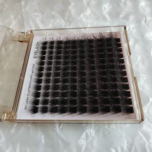 Kit de Pestañas en Racimos por Segmentos con Banda Ultra Fina, Kit de Pestañas DIY con Pegamento y Removedor, Extensión de Pestañas en Racimos - Product Image 4