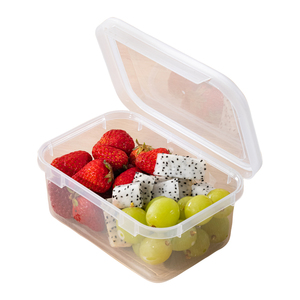 Anya Bán Buôn Tùy Chỉnh Lò Vi Sóng Tươi Giữ Hộp Dày Nhựa Tủ Lạnh Lưu Trữ Hộp Trái Cây Rau Hộp Kín 0.9L - Product Image 1