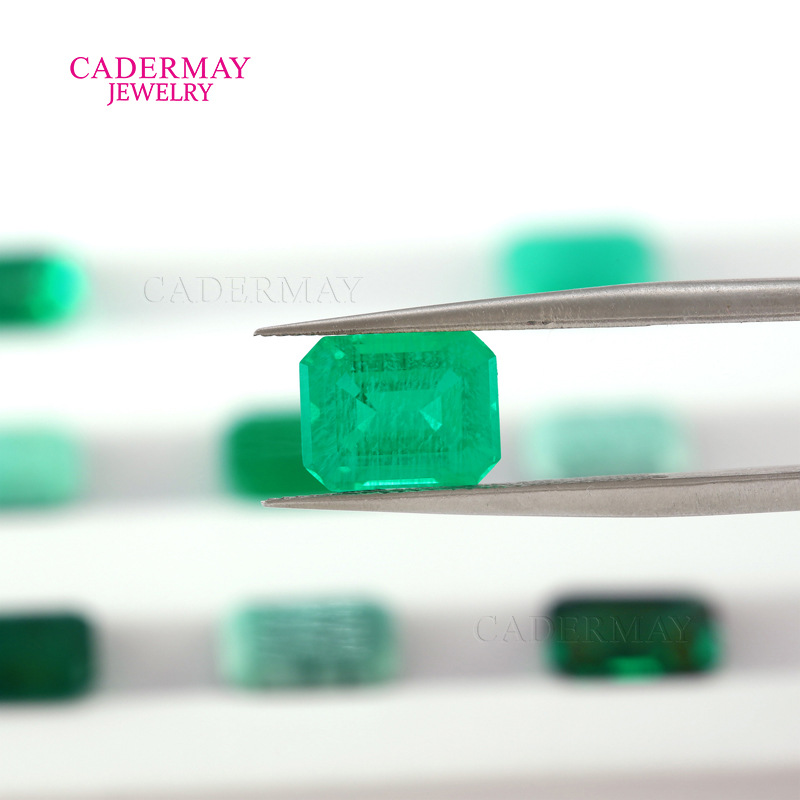 Color #2, slightly milky emerald green