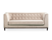 Modernes Knopfgeheftetes Samt-Sofa für Hotel-Lobby und Empfangsbereich
