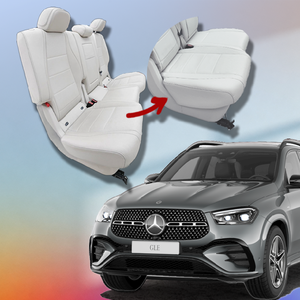 Coussin de siège de la deuxième rangée élargi et épaissi pour Mercedes-Benz GLE400e (X167) 2025 (version sept places) - Product Image 4