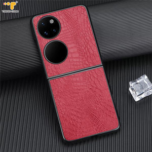 Étui en cuir de couverture arrière mobile de protection de conception d'affaires personnalisable de haute qualité pour le téléphone Huawei <span class=keywords><strong>P50</strong></span> <span class=keywords><strong>Pro</strong></span> - Product Image 1