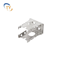 Fabrication sur mesure de tôles métalliques, étriers en acier inoxydable de 5 mm, services de soudage laser, pièces pliées en métal, support d'angle métallique, ISO9001