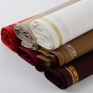 TR 80/20 30*30 78*75 210G/M Plain Suiting Fabric Muslim Arabic Toyobo Thobe Fabric