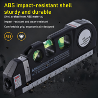 Niveau laser infrarouge haute précision industriel et bricolage avec échelle métrique de 250 mm, garantie de 3 ans, marqueur de ligne haute précision