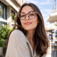 Vente en gros de montures de lunettes optiques rondes en acétate vintage de haute qualité pour hommes et femmes avec étiquette privée personnalisée