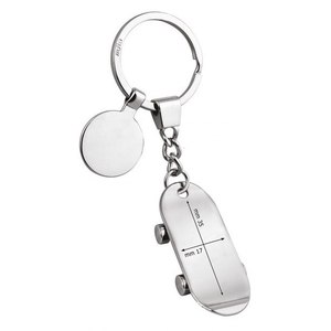 Porte-clés en alliage de zinc, mousqueton tendance en forme de cœur, motif dessin animé vintage mignon, impression UV offset, accessoire de mode laser - Product Image 2