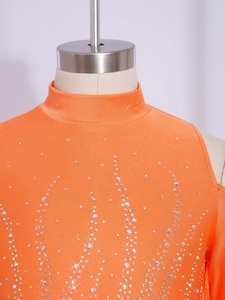 Traje de Baile Latino para Niñas de 6 a 16 Años, Top Corto con Pantalones con Flecos en Capas para Actuaciones en Escenario, Clases, Fiestas, Disfraces de Baile Latino - Product Image 3