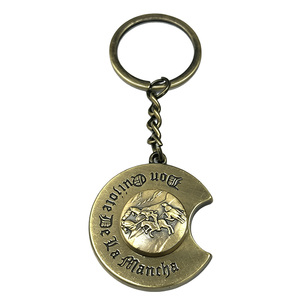 Llavero Giratorio Personalizable de Aleación de Zinc con Diseño Vintage de <span class=keywords><strong>Don</strong></span> Quijote, Souvenir de España, La Mancha - Product Image 3