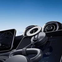 Support de téléphone magnétique pliable à aimant puissant Support mural de bureau pour voiture Aspirateur pare-brise Tableau de bord Support mobile Support de fenêtre